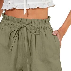 Emery Rose green lounge shorts
